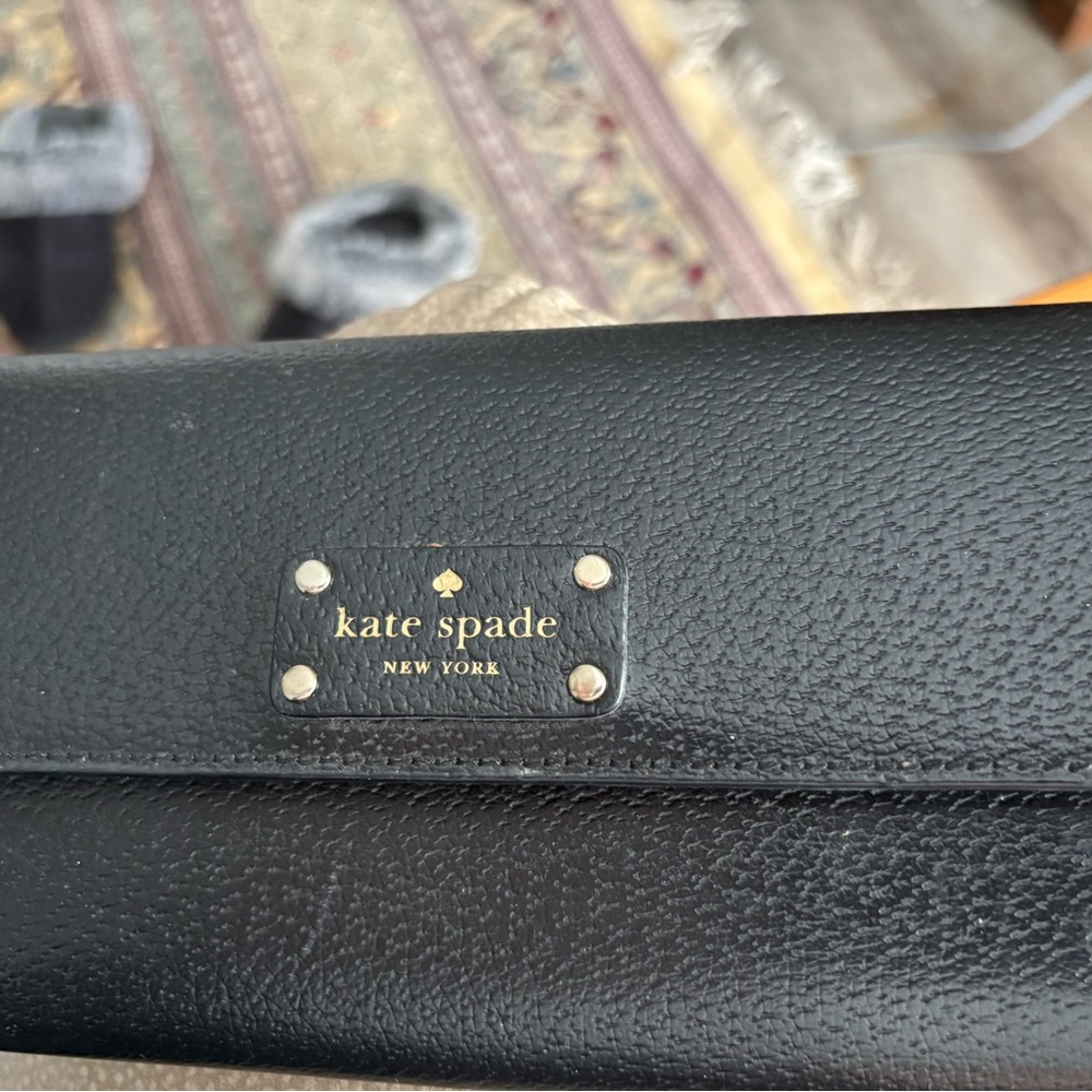 Kate Spade Black Leather Wallet